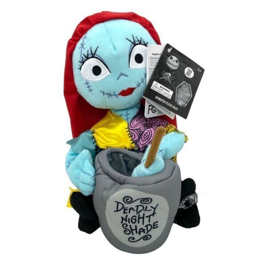 The Nightmare Before Christmas Sally Animated Musical Plush New